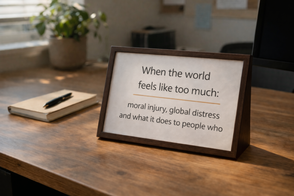 moral injury, distress, trauma, ptsd, anxiety, stress